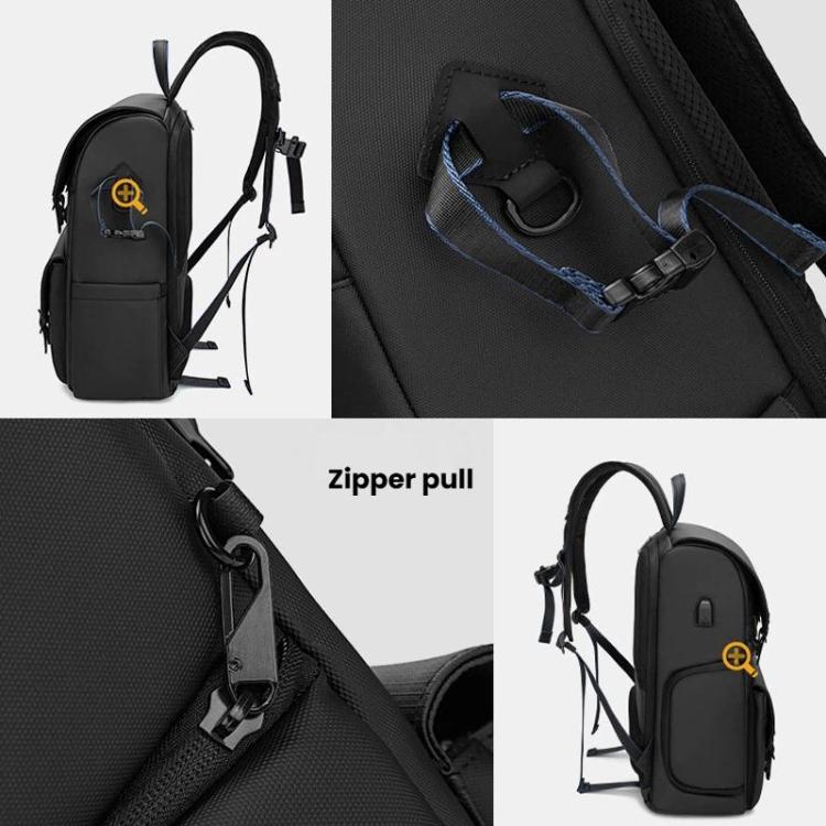 AK818 Borsa fotografica impermeabile antifurto a doppia tracolla, zaino fotografico di grande capacità