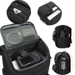AK818 Borsa fotografica impermeabile antifurto a doppia tracolla, zaino fotografico di grande capacità