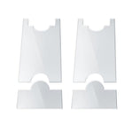 Set di 2 cuscinetti protettivi in acrilico per gambe del divano, 1pc, 2pcs /Set