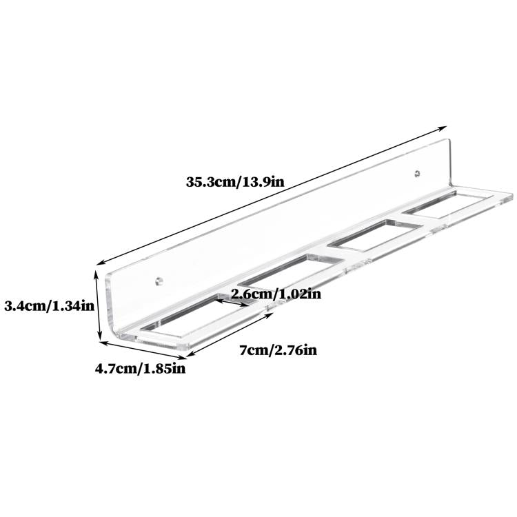 Set di 2 supporti da parete in acrilico per attrezzatura da hockey., 1pc, 2pcs /Set