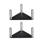 Set di 2 porta-palline triangolari in acrilico facili da montare, Transparent 1pc, Transparent 2pcs /Set, Black 1pc, Black 2pcs /Set