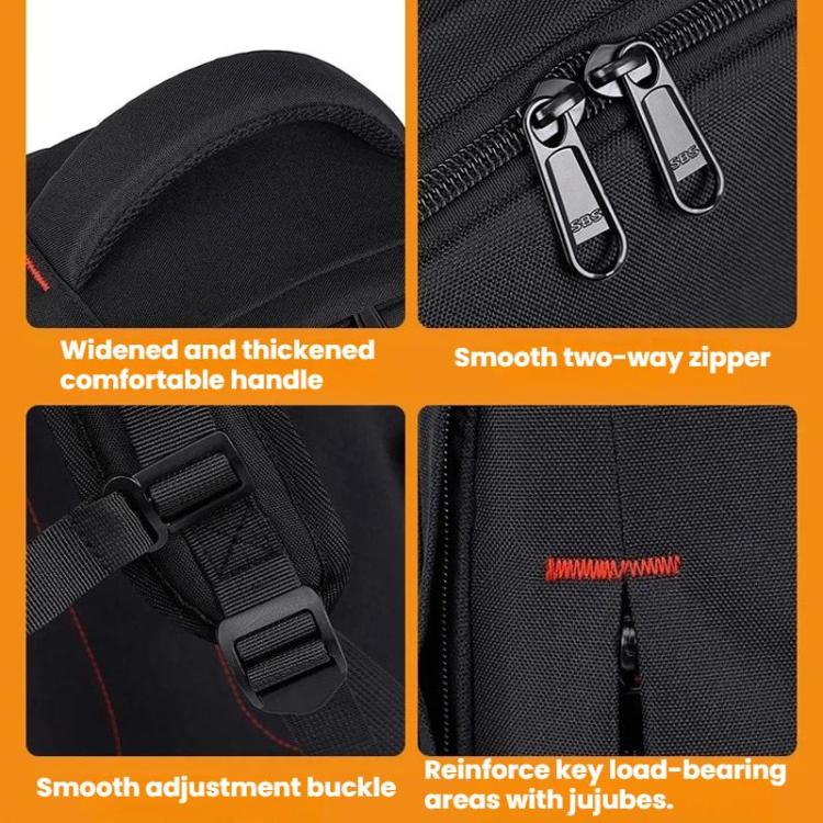 Zaino impermeabile di grande capacità per fotocamera DSLR, borsa multifunzionale leggera e casual., Waterproof Casual Bag