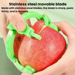 Pelapatate manuale per mele e pere, portatile, veloce, per sbucciare la frutta., Hand-Cranked Peeler