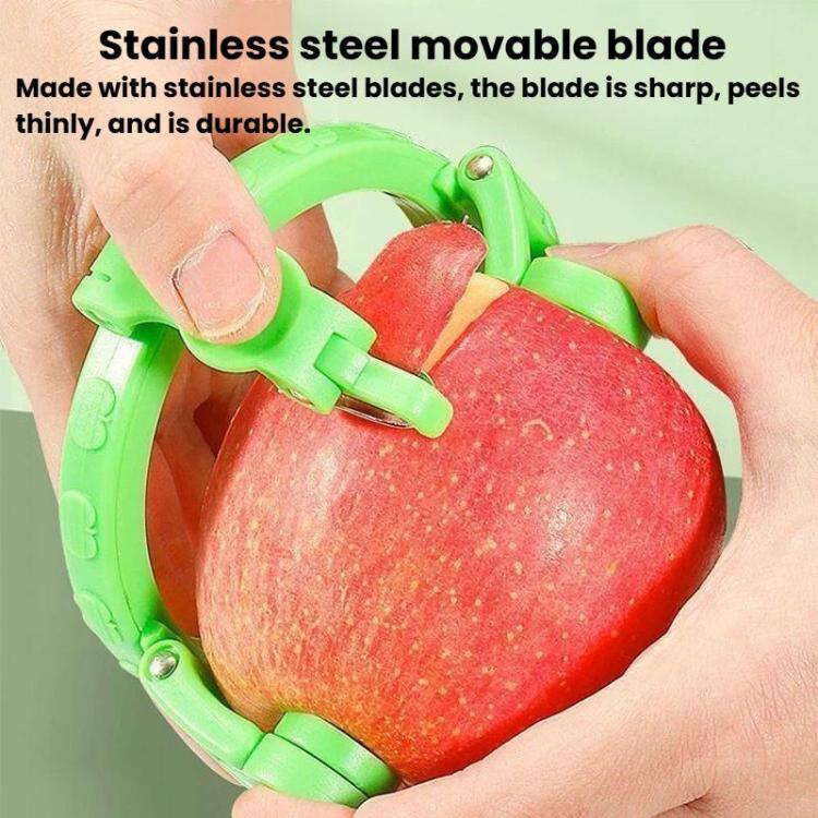 Pelapatate manuale per mele e pere, portatile, veloce, per sbucciare la frutta., Hand-Cranked Peeler