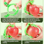 Pelapatate manuale per mele e pere, portatile, veloce, per sbucciare la frutta., Hand-Cranked Peeler