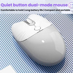 MOFii Sweet Upgraded 2.4G+Bluetooth Dual-Mode Wireless Charging Keyboard Mouse Set