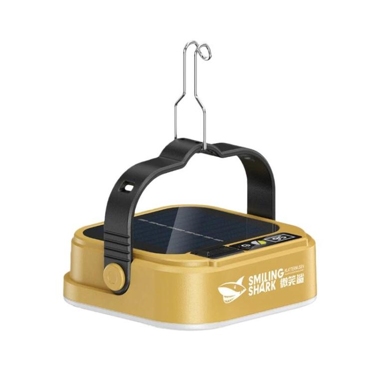 Lampada da campeggio LED solare portatile con gancio