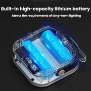 Lampada da campeggio LED solare portatile con gancio
