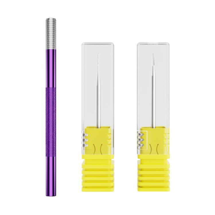 Kit di punte per trapano a scorrimento e perforazione in lega LAN RUI U8S, With Knife handle, With Grinding Pen