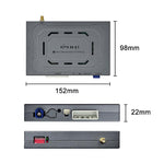 Modulo decoder CarPlay per auto per Citroen C3 / C4L / C4 / C5 2014-2016, WZPG-1 For Citroen