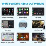 Decodificatore per modulo CarPlay wireless per Ford Focus / Mondeo / Taurus / Explore / Escape / Edge 2013-2016, WZFD-1 (SYNC2)