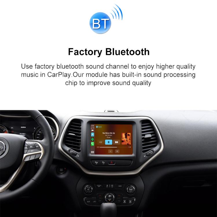 Decoder per modulo CarPlay/Android wireless per Jeep 2014-2018, WZJP-1