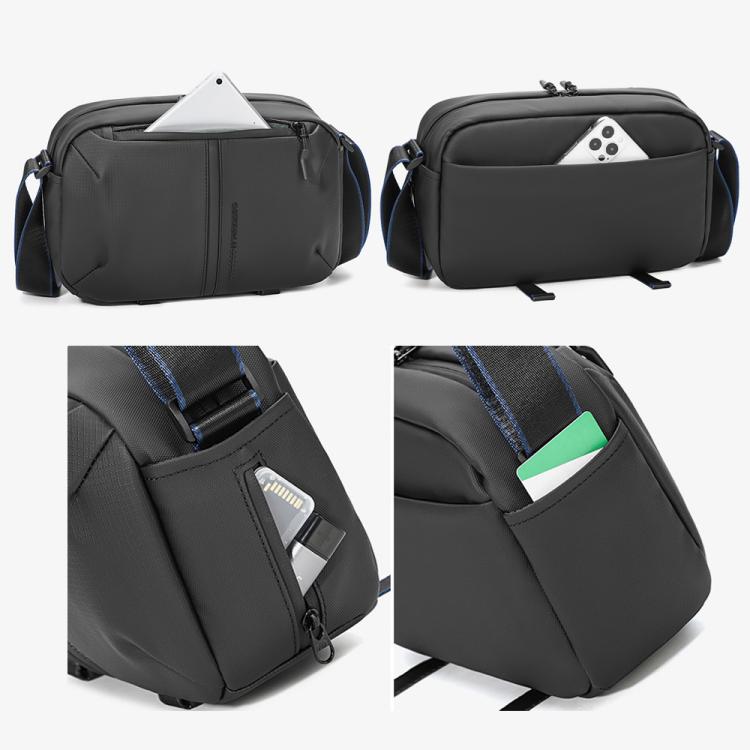 Borsa a tracolla da uomo QISEMIAN per fotocamera, con divisori interni rimovibili per attrezzatura digitale.