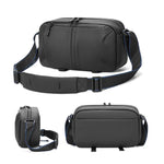 Borsa a tracolla da uomo QISEMIAN per fotocamera, con divisori interni rimovibili per attrezzatura digitale.