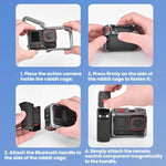 Impugnatura magnetica a sgancio rapido Flymile per action camera Insta360 Ace Pro / 2 / X5, ideale per riprese di strada.