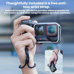 Impugnatura magnetica a sgancio rapido Flymile per action camera Insta360 Ace Pro / 2 / X5, ideale per riprese di strada.