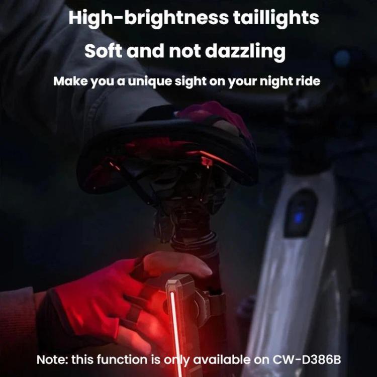 Fanale posteriore colorato per bicicletta, luce notturna di segnalazione per mountain bike e bici da strada., SMILING SHARK CW-D386A Basic Version, SMILING SHARK CW-D386B Smart Version