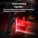 Fanale posteriore colorato per bicicletta, luce notturna di segnalazione per mountain bike e bici da strada., SMILING SHARK CW-D386A Basic Version, SMILING SHARK CW-D386B Smart Version