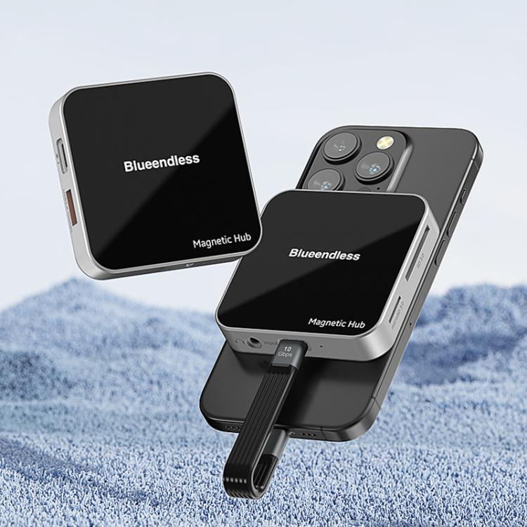 Hub Dock Magnetico Type-C 8 Porte 4K 60Hz USB3.2