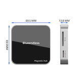 Hub Dock Magnetico Type-C 8 Porte 4K 60Hz USB3.2