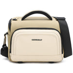 Borsa a tracolla QISEMIAN per fotocamera, resistente all'acqua, con attacco per treppiede e cinghia per il trasporto su trolley., XK0042 Orange, XK0042 Green