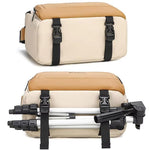 Borsa a tracolla QISEMIAN per fotocamera, resistente all'acqua, con attacco per treppiede e cinghia per il trasporto su trolley., XK0042 Orange, XK0042 Green