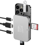 8 In 1 Magnetic Dock NVMe SSD Enclosure USB 3.2 Hub, MC806