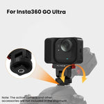 Per Insta360 Go Ultra Flymile Base di estensione a sgancio rapido con gimbal magnetico, GU017