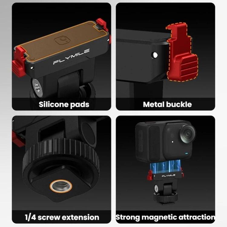 Per Insta360 Go Ultra Flymile Base di estensione a sgancio rapido con gimbal magnetico, GU017