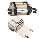 Borsa a tracolla QISEMIAN per fotocamera, resistente all'acqua, con attacco per treppiede., XK0040 Orange, XK0040 Green