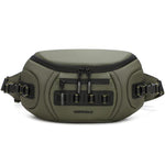 Borsa a tracolla/petto QISEMIAN per fotocamera da uomo con divisori rimovibili, ideale per la città e il pendolarismo.