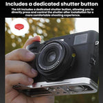 Impugnatura a L con slitta a caldo e supporto per il pollice per fotocamera Fujifilm X100VI Flymile, For Fujifilm X100VI Silver Walnut, For Fujifilm X100VI Black Ebony