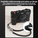Impugnatura a L con slitta a caldo e supporto per il pollice per fotocamera Fujifilm X100VI Flymile, For Fujifilm X100VI Silver Walnut, For Fujifilm X100VI Black Ebony