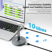 Blueendless SD03PA Aluminum Alloy SSD Enclosure M.2 NVMe / SATA Dual-Protocol Drive Bay, SD03PA