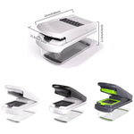 Tritatutto multifunzione per verdure, affettatrice a mandolina, design migliorato con blocco di sicurezza e protezione per le dita., 15 In 1 Gray Green, 15 In 1 Black Cover, 15 In 1 White Cover, 15 In 1 White Green, 18 In 1 White Cover                 ...