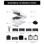 Tritatutto multifunzione per verdure, affettatrice a mandolina, design migliorato con blocco di sicurezza e protezione per le dita., 15 In 1 Gray Green, 15 In 1 Black Cover, 15 In 1 White Cover, 15 In 1 White Green, 18 In 1 White Cover                 ...