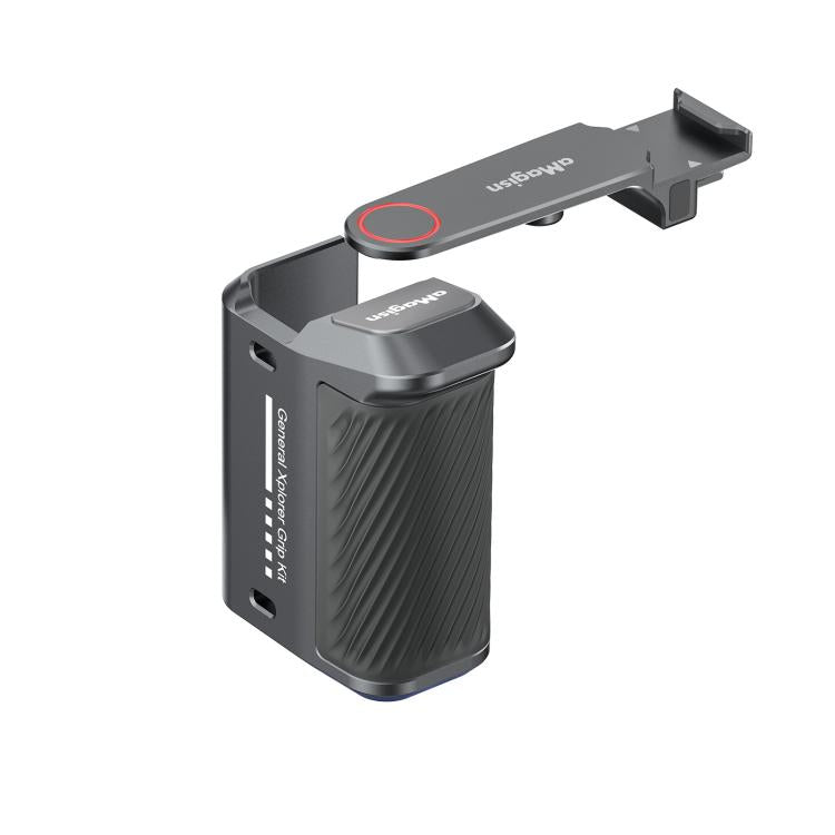 Impugnatura aMaginsn per fotografia di strada per DJI Action 5 Pro/Action 4/Action 3, compatibile con la gabbia originale della fotocamera., Plastic Version, Metal Black, Metal Gray