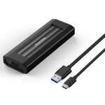 Blueendless 10Gbps M.2 SSD Enclosure External Type-C 3.2 Portable Hard Drive Case, NVMe Protocol With USB Cable Black Gray, NVMe Protocol With USB/Type-C 2 In 1 Cable Black Gray, NVMe Protocol With USB Cable Silver Orange                               ...