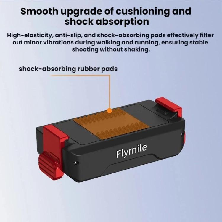 Adattatore di espansione magnetico a sgancio rapido Flymile per DJI Osmo Action 3 / 4 / 5 Pro, For DJI Osmo Action 3 / 4 / 5 Pro