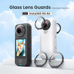 Protezioni per obiettivo standard AMaginsn per Insta360 X4 Air, accessorio di ricambio in vetro protettivo a scatto.