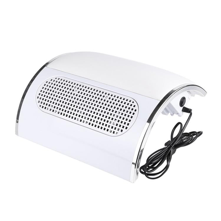 BLUEQUE BQ-858-5 Aspiratore per polvere di unghie da tavolo con poggiapolsi, filtro a rete e tripla ventola, US Plug, EU Plug
