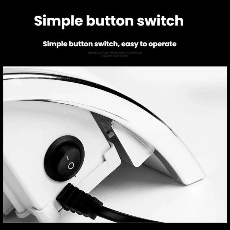 BLUEQUE BQ-858-5 Aspiratore per polvere di unghie da tavolo con poggiapolsi, filtro a rete e tripla ventola, US Plug, EU Plug