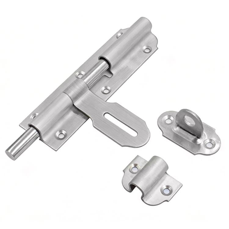 Serratura antifurto per porta in acciaio inox a montaggio superficiale, 4-inch Brushed Steel, 6-inch Brushed Steel, 6-inch Glossy Black, 4-inch With Lock Brushed Steel, 6-inch With Lock Brushed Steel, 4-inch With Lock Antique Copper                    ...
