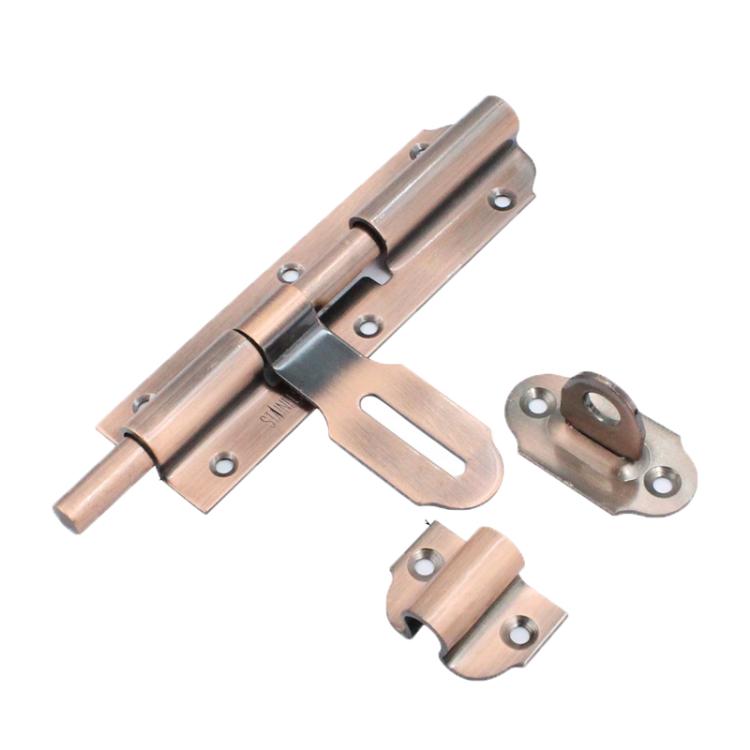 Serratura antifurto per porta in acciaio inox a montaggio superficiale, 4-inch Brushed Steel, 6-inch Brushed Steel, 6-inch Glossy Black, 4-inch With Lock Brushed Steel, 6-inch With Lock Brushed Steel, 4-inch With Lock Antique Copper                    ...
