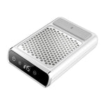 BLUEQUE Aspiratore per polvere di unghie ricaricabile ad alta potenza da 80 W, silenzioso, US Plug, EU Plug