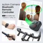 Telecomando Bluetooth aMaginsn per scatto remoto per DJI Osmo Action 6/Action 5 Pro/Action 4/Osmo 360, AA28