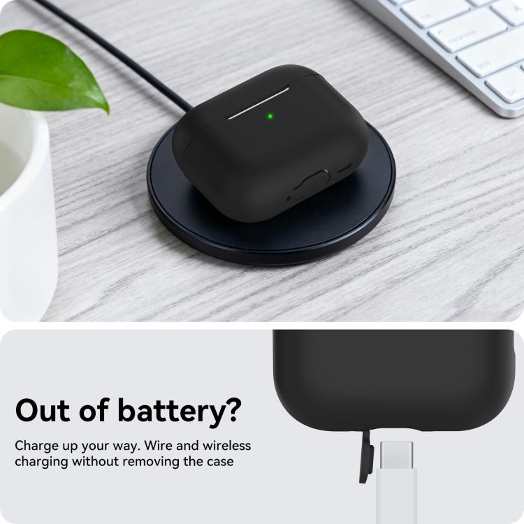 Custodia per auricolari AhaStyle PT197 in silicone a copertura totale con cordino, For AirPods Pro 3