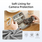 Borsa universale aMaginsn per action camera, kit di impugnatura per fotografia di strada con tracolla