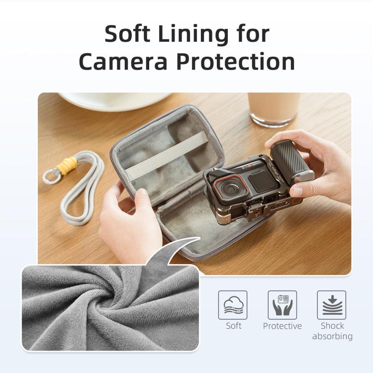 Borsa universale aMaginsn per action camera, kit di impugnatura per fotografia di strada con tracolla
