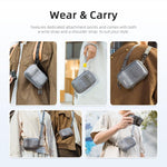 Borsa universale aMaginsn per action camera, kit di impugnatura per fotografia di strada con tracolla